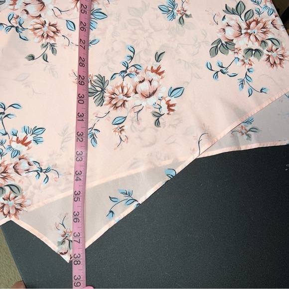 Torrid Top Women Size 4 4X 26 Floral Pink Babydoll Chablis Goddess Tank  B9 - Picture 9 of 11